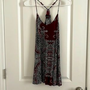 Black and Maroon Dress/Top